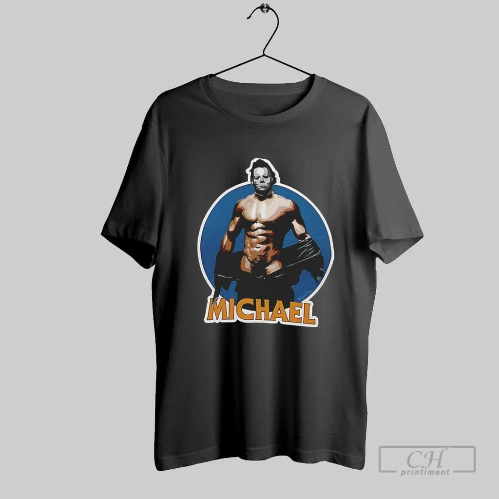 Michael Myers Naked Abs Halloween T Shirt Unisex T-shirt, Sweatshirt, Hoodie, Long Sleeve Tee - T-Shirt, Sweatshirt, Hoodie