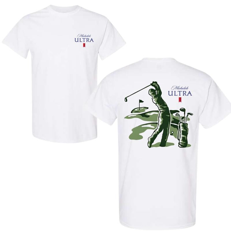 Michelob Ultra Golfing 2 Side Michelob Boyfriend Him T-Shirts, Hoodie, Sweatshirt - T-Shirt, Sweatshirt, Hoodie
