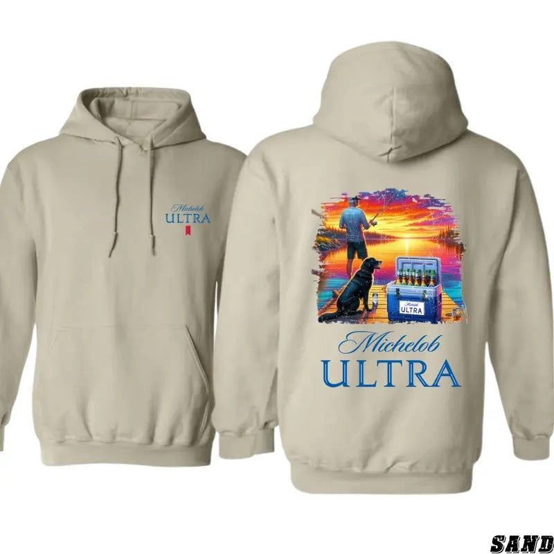 Michelob Ultra Vibrant Fishing Cooler Loyal Dog Beer Lovers Outdoor Enthusiasts Casual Fishing Adventures T-Shirts, Hoodie, Sweatshirt - T-Shirt, Sweatshirt, Hoodie