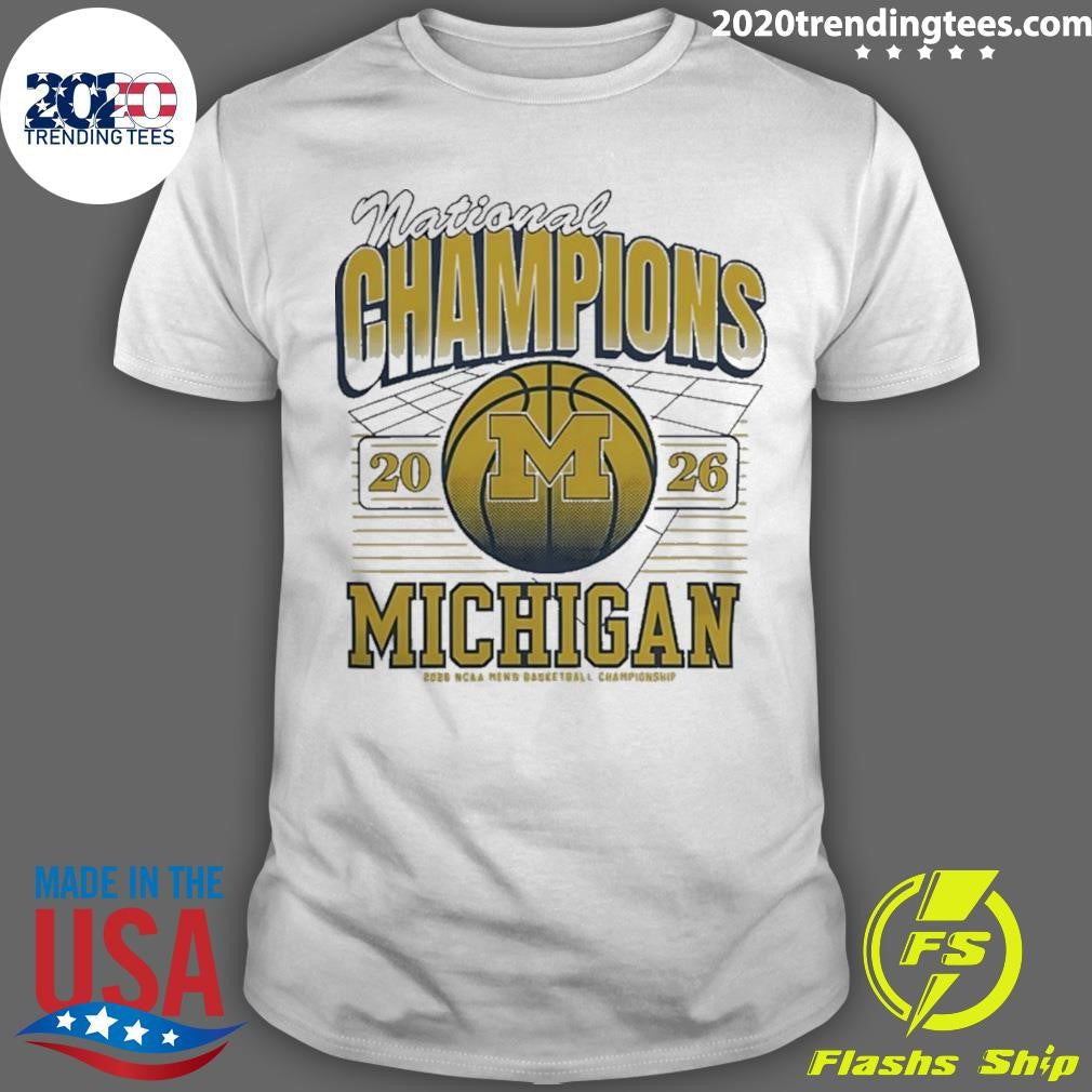Michigan Mens Basketball 2026 Ncaa National Champions Shirt Unisex T-shirt, Sweatshirt, Hoodie, Long Sleeve Tee - T-Shirt, Sweatshirt, Hoodie
