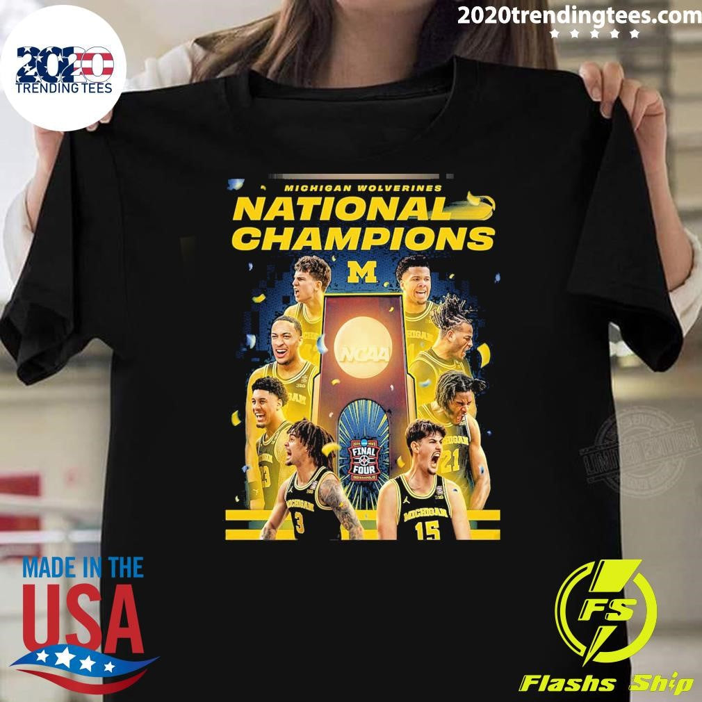 Michigan Wolverines 2026 Mens Basketball National Champions For The First Time Since 1989 Shirt - T-Shirt, Sweatshirt, Hoodie