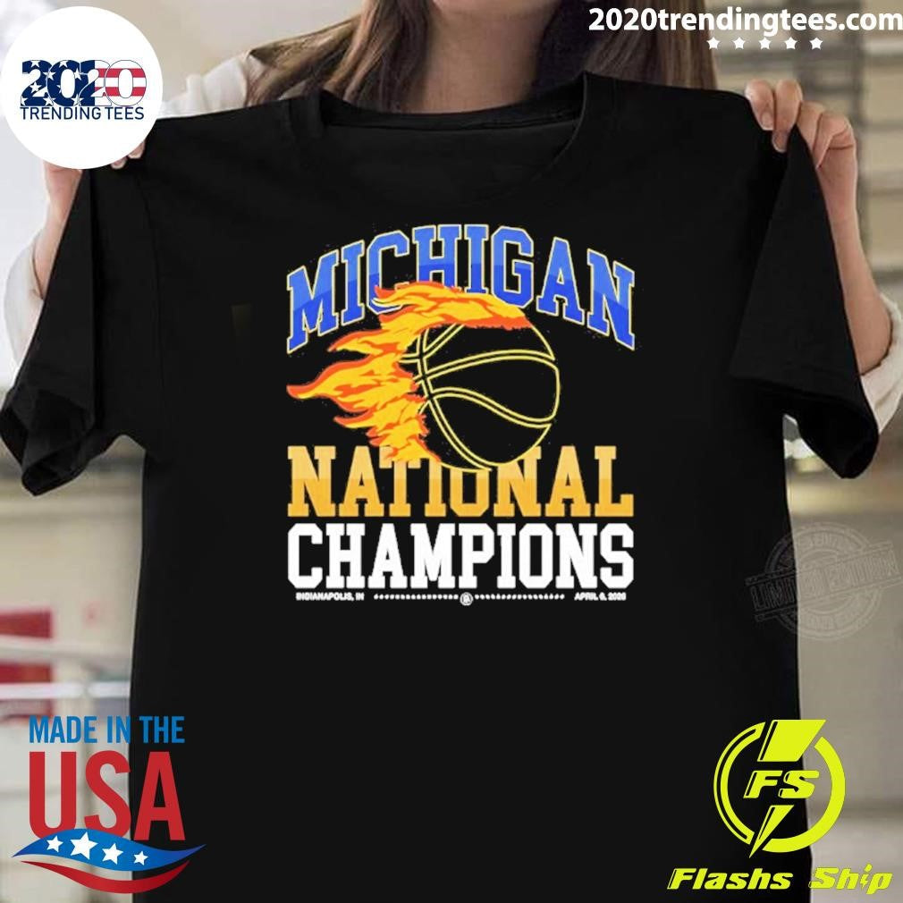 Michigan Wolverines 2026 Nationa Champions Flames Shirt Unisex T-shirt, Sweatshirt, Hoodie, Long Sleeve Tee - T-Shirt, Sweatshirt, Hoodie