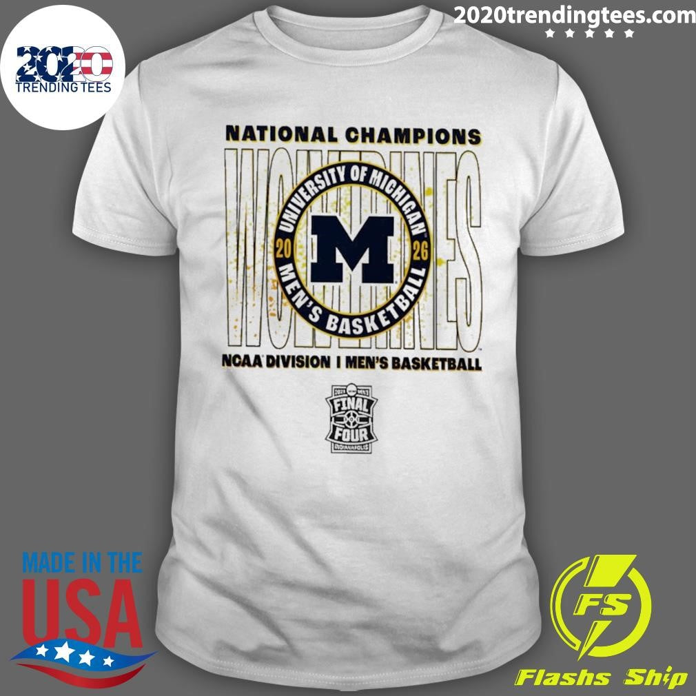 Michigan Wolverines 2026 Ncaa Division I Mens Basketball National Champions Spin Move Shirt - T-Shirt, Sweatshirt, Hoodie