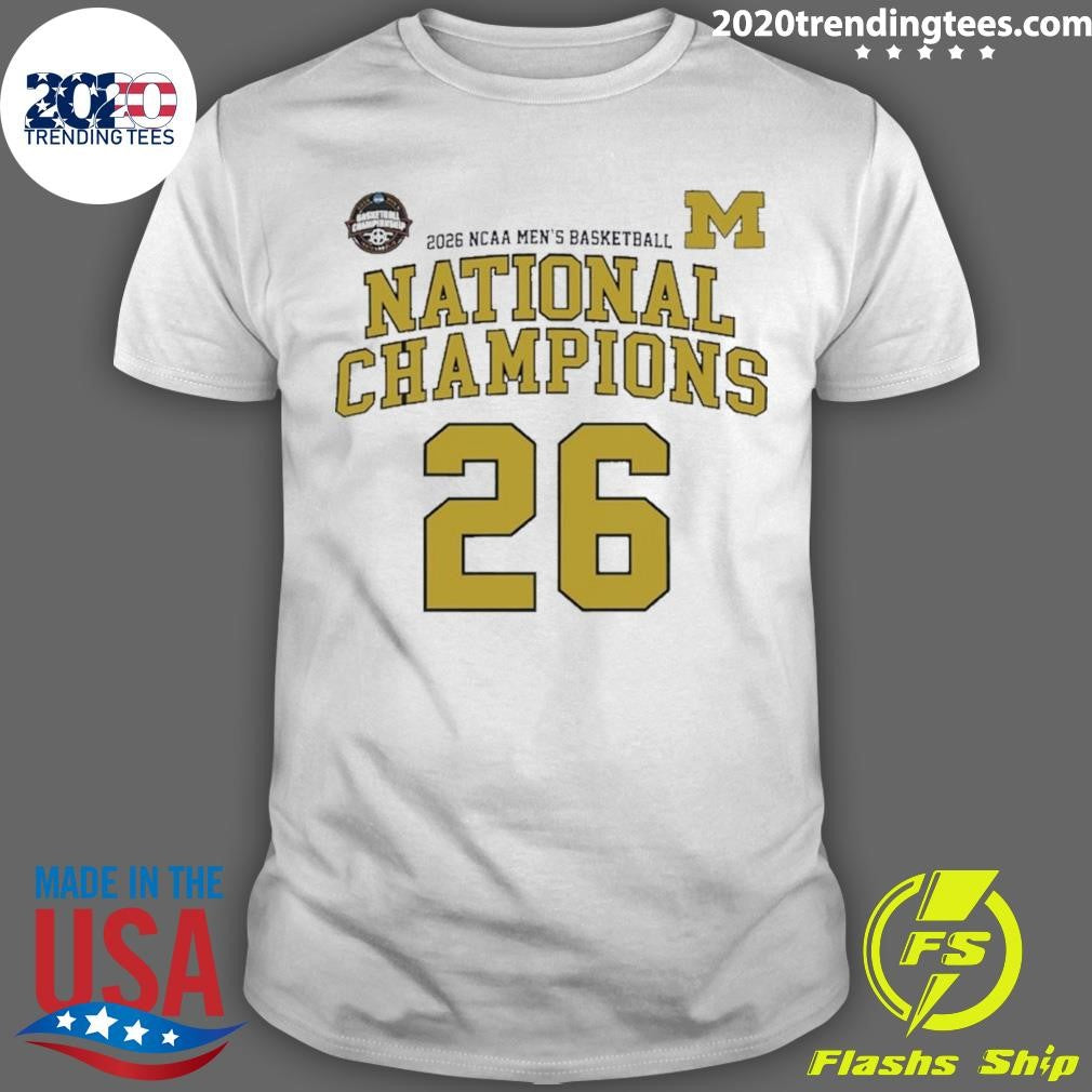 Michigan Wolverines 2026 Ncaa Mens Basketball National Championship Shirt Unisex T-shirt, Sweatshirt, Hoodie, Long Sleeve Tee - T-Shirt, Sweatshirt, Hoodie