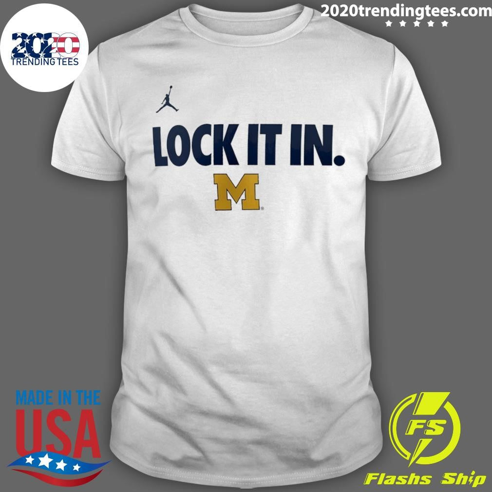 Michigan Wolverines Lock It In 2026 On-court Bench Shirt Unisex T-shirt, Sweatshirt, Hoodie, Long Sleeve Tee - T-Shirt, Sweatshirt, Hoodie