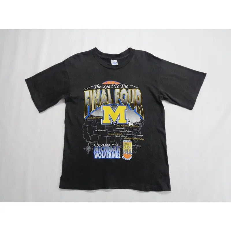 Michigan Wolverines Shirt Vintage Wolverines 90s University Michigan Wolverines Made USA Final Four M T-Shirts, Hoodie, Sweatshirt - T-Shirt, Sweatshirt, Hoodie