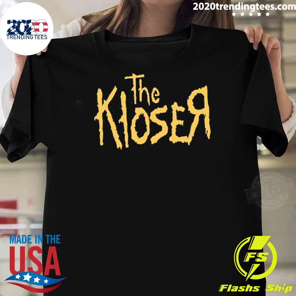 Milwaukee Brewers The Kloser Text Shirt Unisex T-shirt, Sweatshirt, Hoodie, Long Sleeve Tee - T-Shirt, Sweatshirt, Hoodie