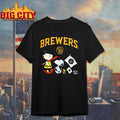 Milwaukee Brewers Toddler Peanuts Flag shirt Unisex T-shirt, Sweatshirt, Hoodie, Long Sleeve Tee - T-Shirt, Sweatshirt, Hoodie