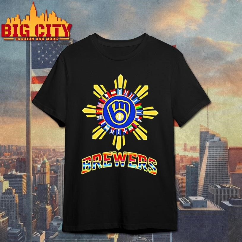 Milwaukee Brewers X Hispanic Shirt Unisex T-shirt, Sweatshirt, Hoodie, Long Sleeve Tee - T-Shirt, Sweatshirt, Hoodie