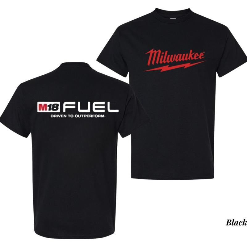 Milwaukee M18 Fuel Double Power Vintage Casual Soft Cotton Shirt Everyday Menswear Top T-Shirts, Hoodie, Sweatshirt - T-Shirt, Sweatshirt, Hoodie