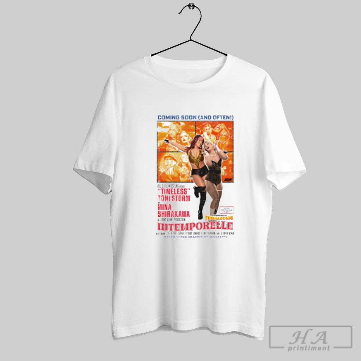 Mina Shirakawa And Toni Storm Intemporelle Unisex T-shirt, Sweatshirt, Hoodie, Long Sleeve Tee - T-Shirt, Sweatshirt, Hoodie