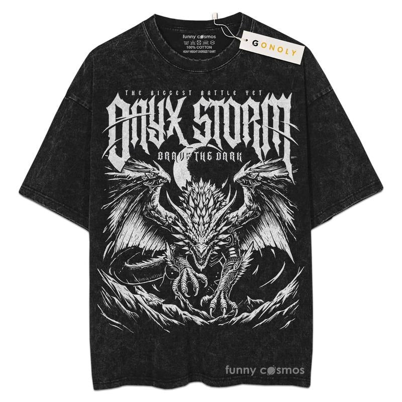 [ Mineral Wash ] Basgiath War Collegee Onyx Storm Fans Lover Book Bookish Washed Shirt T-Shirts, Hoodie, Sweatshirt - T-Shirt, Sweatshirt, Hoodie