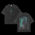 [ Mineral Wash ] Bloodborne Ludwig Accursed Holy Blade Grim Double Printed Washed Lightweight Cotton Game Fan Streetwear T-Shirts, Hoodie, Sweatshirt - T-Shirt, Sweatshirt, Hoodie