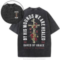 [ Mineral Wash ] His Wounds We Are Healed Save Grace Christian Washed Jesus Washed Shirt T-Shirts, Hoodie, Sweatshirt - T-Shirt, Sweatshirt, Hoodie