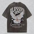 [ Mineral Wash ] Christian Shirt Blessed Jesus Faith Streetwear Religious Washed Him Her Bible Verse T-Shirts, Hoodie, Sweatshirt - T-Shirt, Sweatshirt, Hoodie