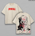 [ Mineral Wash ] Conquest Invincible Anime Double Printed Vintage Washed Oversize Heavyweight Cotton Anime Fans T-Shirts, Hoodie, Sweatshirt - T-Shirt, Sweatshirt, Hoodie