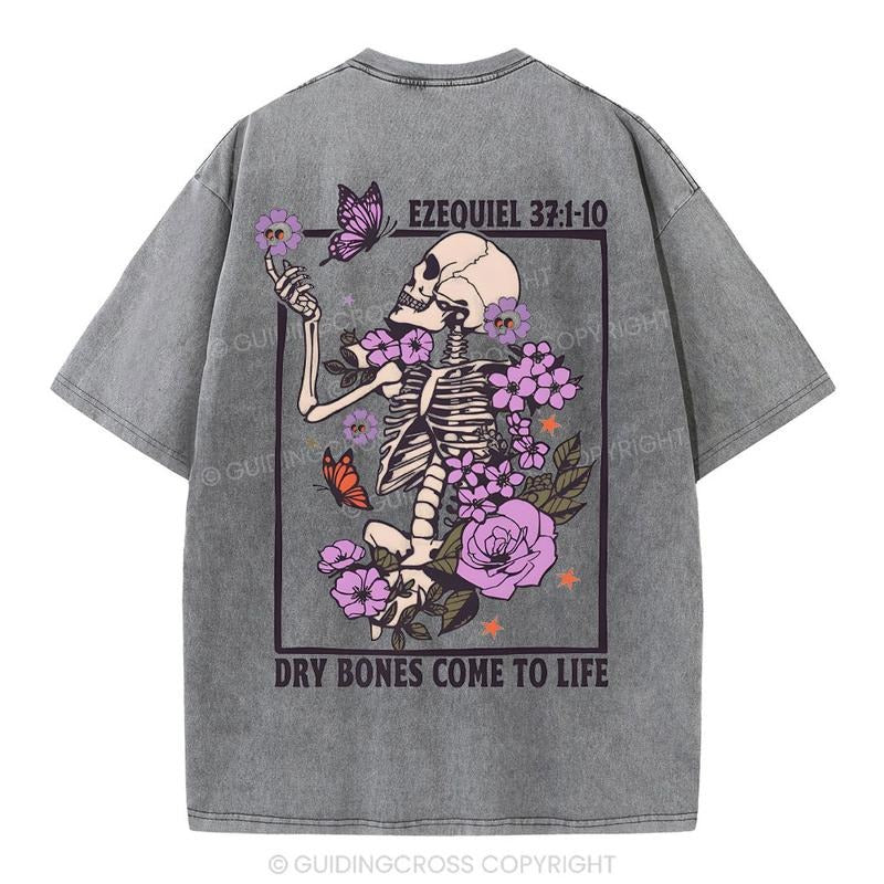 [ Mineral Wash ] Dry Bones Come Life Christian Washed Jesus Washed Shirt T-Shirts, Hoodie, Sweatshirt - T-Shirt, Sweatshirt, Hoodie