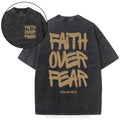 [ Mineral Wash ] Faith Over Fear Psalms Chrsitian Washed Jesus Washed Shirt T-Shirts, Hoodie, Sweatshirt - T-Shirt, Sweatshirt, Hoodie