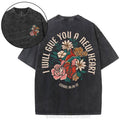 [ Mineral Wash ] I Will Give You New Heart Christian Washed Shirt Jesus Washed Shirt T-Shirts, Hoodie, Sweatshirt - T-Shirt, Sweatshirt, Hoodie