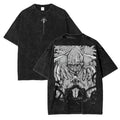 [ Mineral Wash ] Jujutsu Kaisen Anime Washed Oversize Mahito Domain Expansion Anime Menswear Anime Lover Top T-Shirts, Hoodie, Sweatshirt - T-Shirt, Sweatshirt, Hoodie