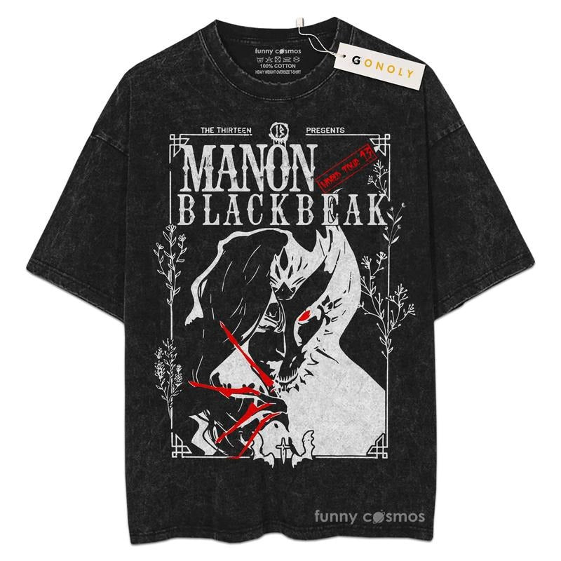 [ Mineral Wash ] Manon Blackbeak Shirt Throne Glass Fans Lover Book Bookish Washed Shirt T-Shirts, Hoodie, Sweatshirt - T-Shirt, Sweatshirt, Hoodie