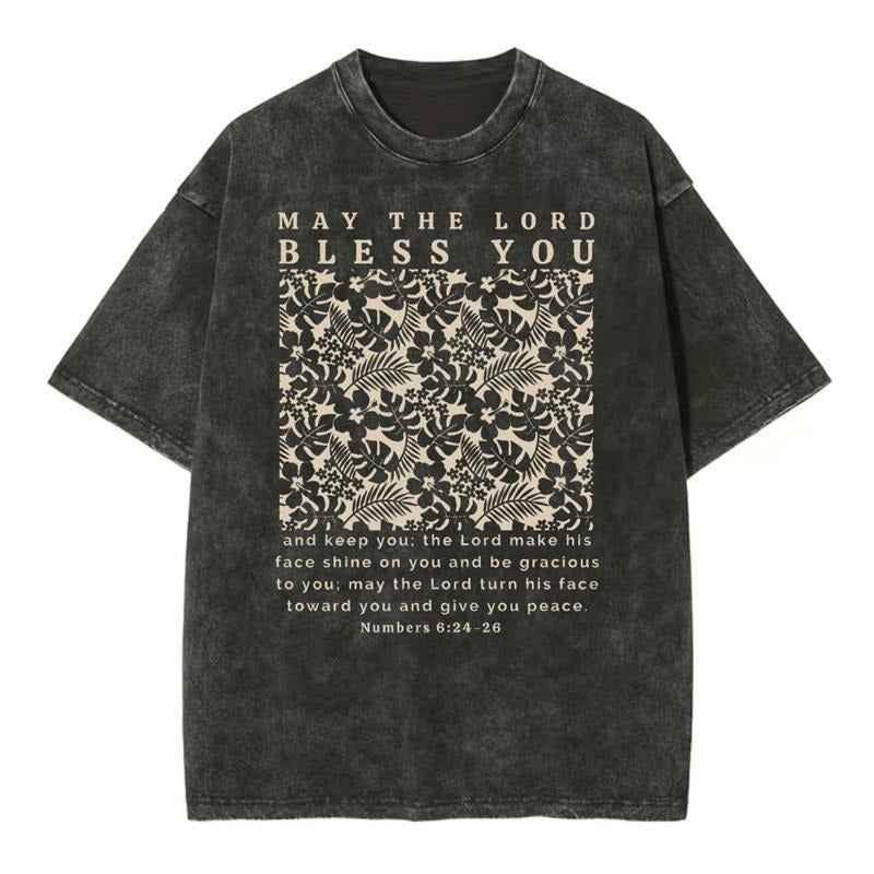 [ Mineral Wash ] May Lord Blessed You Chrsitian Washed Jesus Washed Shirt T-Shirts, Hoodie, Sweatshirt - T-Shirt, Sweatshirt, Hoodie