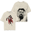 [ Mineral Wash ] Nolan Grayson OmniMan Invincible Anime Double Printed Washed Oversize Heavyweight Cotton Anime Fans T-Shirts, Hoodie, Sweatshirt - T-Shirt, Sweatshirt, Hoodie