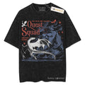 [ Mineral Wash ] Quest Squad Onyx Storm Book Fourth Wing Fans Lover Book Bookish Washed Shirt T-Shirts, Hoodie, Sweatshirt - T-Shirt, Sweatshirt, Hoodie