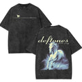 [ Mineral Wash ] Retro Band Pop Rock Hip Hop White Pony Vintage Shirt Washed Cotton 90S Grunge Rock Music Fans Top Collar T-Shirts, Hoodie, Sweatshirt - T-Shirt, Sweatshirt, Hoodie
