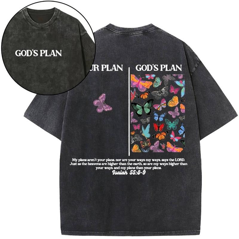 [ Mineral Wash ] Your Plan Gods Plan Christian Washed Jesus Washed Shirt T-Shirts, Hoodie, Sweatshirt - T-Shirt, Sweatshirt, Hoodie