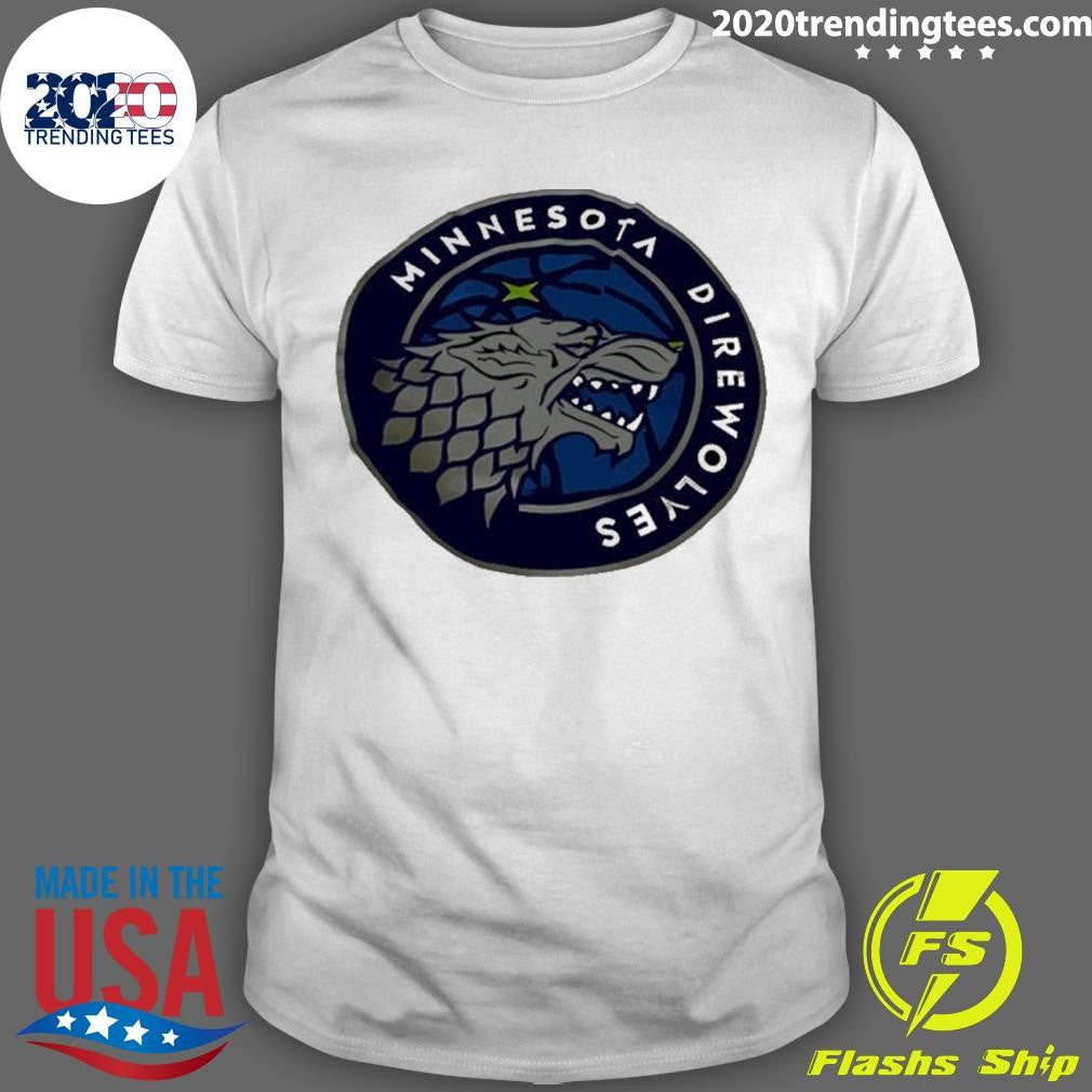 Minnesota Direwolves Minnesota Timberwolves Logo Shirt Unisex T-shirt, Sweatshirt, Hoodie, Long Sleeve Tee - T-Shirt, Sweatshirt, Hoodie