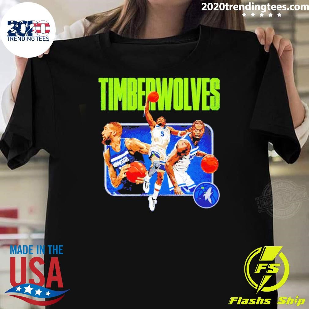 Minnesota Timberwolves 2026 Playoffs Trio Graphic Shirt Unisex T-shirt, Sweatshirt, Hoodie, Long Sleeve Tee - T-Shirt, Sweatshirt, Hoodie