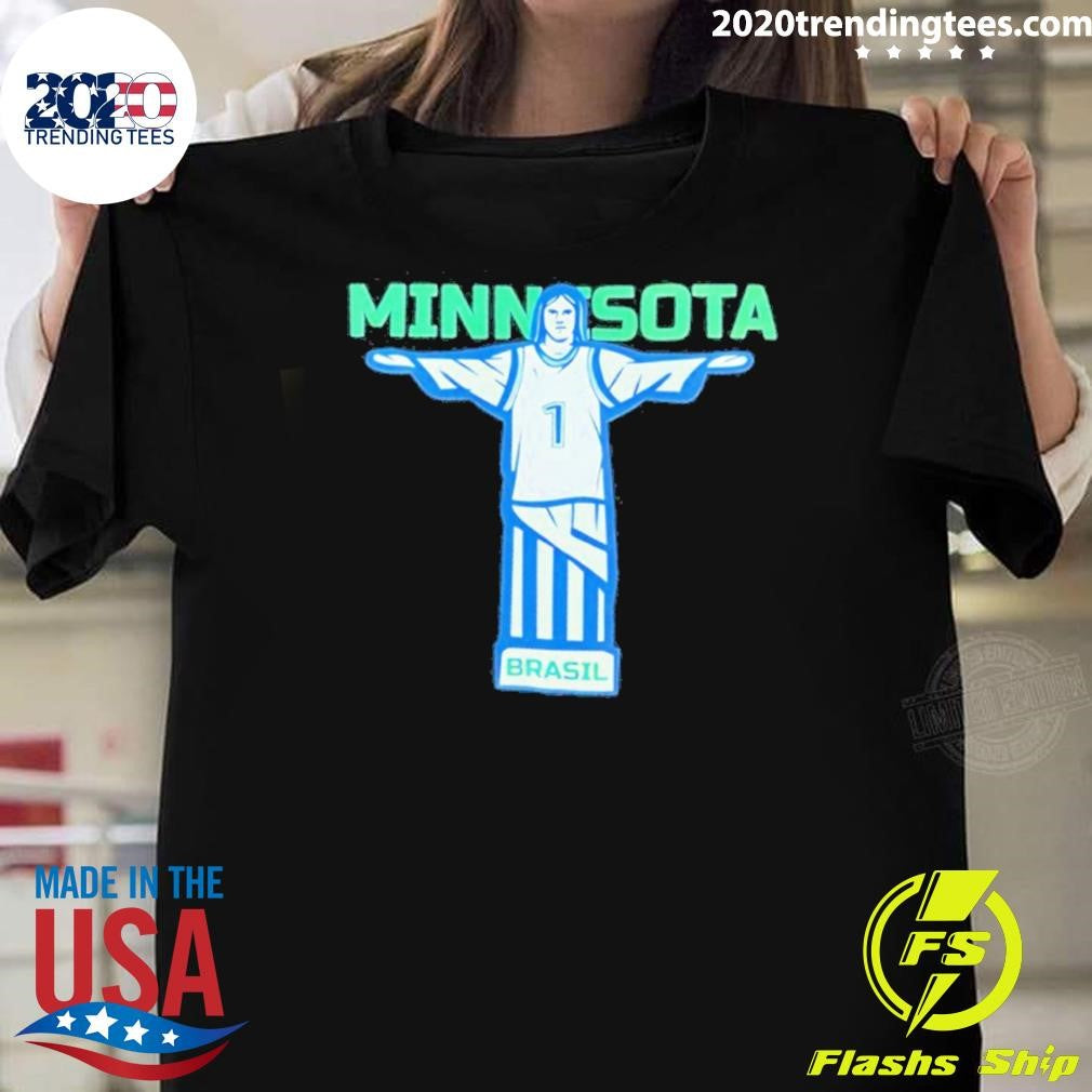 Minnesota Timberwolves Brasil Christ Shirt Unisex T-shirt, Sweatshirt, Hoodie, Long Sleeve Tee - T-Shirt, Sweatshirt, Hoodie
