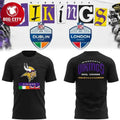 Minnesota Vikings Dublin and London 2025 Two Sided Shirt Unisex T-shirt, Sweatshirt, Hoodie, Long Sleeve Tee - T-Shirt, Sweatshirt, Hoodie