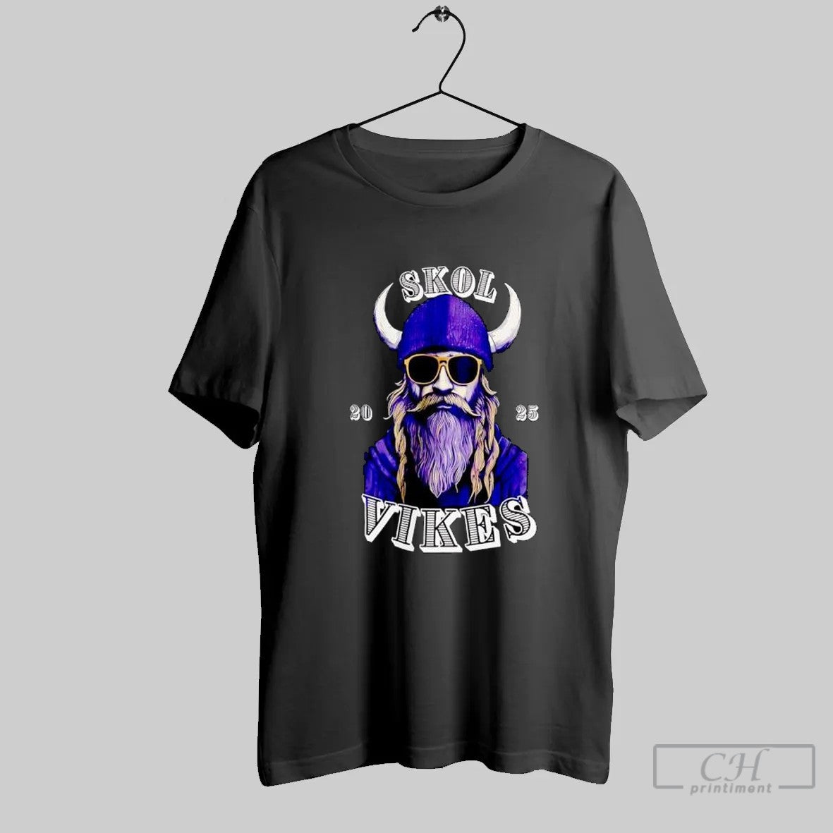 Minnesota Vikings Skol Vikes 2025 T Shirt Unisex T-shirt, Sweatshirt, Hoodie, Long Sleeve Tee - T-Shirt, Sweatshirt, Hoodie