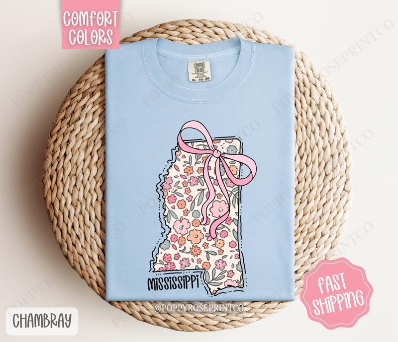 Mississippi Comfort Colors State Cute Mississippi Shirt Mississippi Mississippi Shirt T-Shirts, Hoodie, Sweatshirt - T-Shirt, Sweatshirt, Hoodie