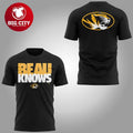 Missouri Football Beau Pribula Knows 2025 Two Sided Shirt Unisex T-shirt, Sweatshirt, Hoodie, Long Sleeve Tee - T-Shirt, Sweatshirt, Hoodie