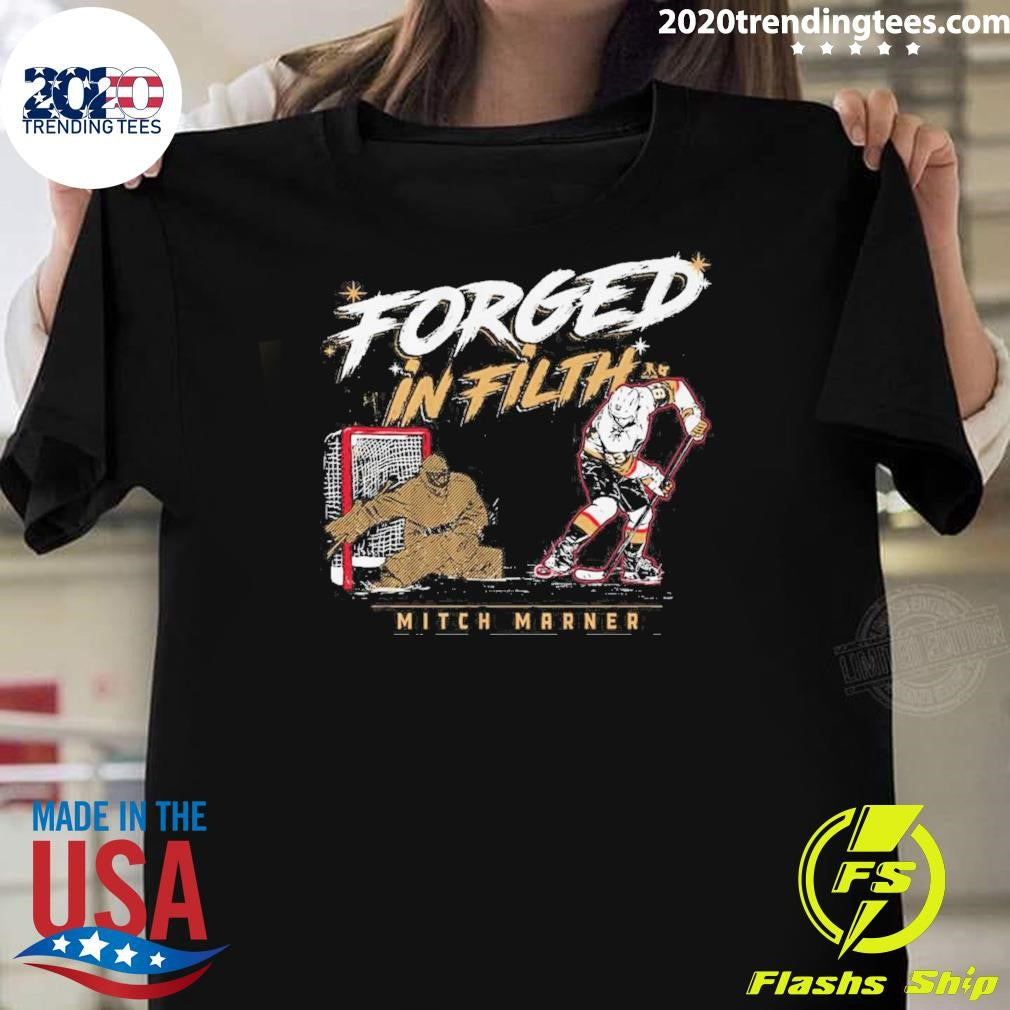 Mitch Marner Forged In Filth Tee Shirt Unisex T-shirt, Sweatshirt, Hoodie, Long Sleeve Tee - T-Shirt, Sweatshirt, Hoodie