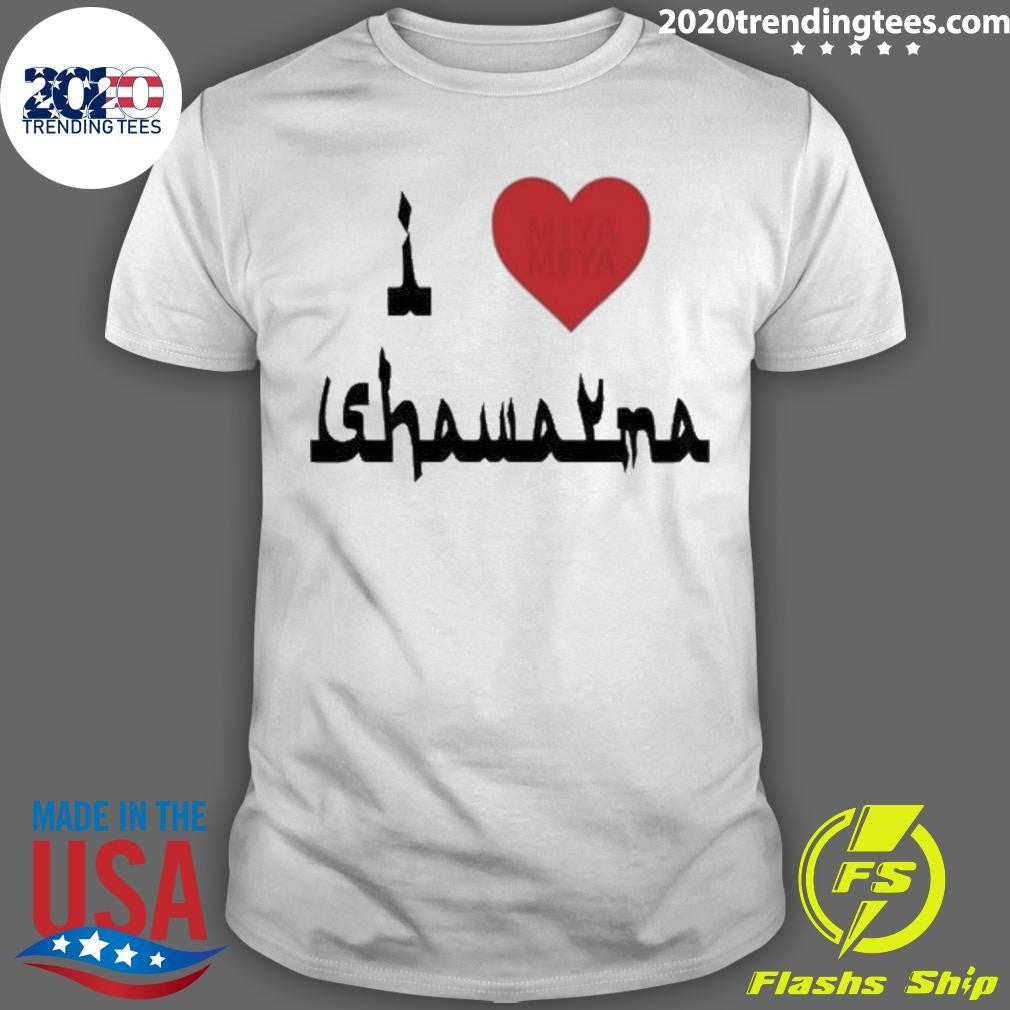 Miya I Heart Shawarma Shirt Unisex T-shirt, Sweatshirt, Hoodie, Long Sleeve Tee - T-Shirt, Sweatshirt, Hoodie