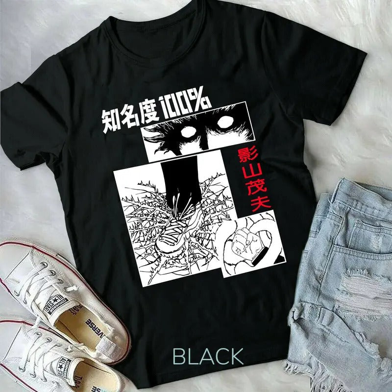 Mob Psycho 100 Shigeo Kageyaman Anime Japanese New S 4XL T-Shirts, Hoodie, Sweatshirt - T-Shirt, Sweatshirt, Hoodie