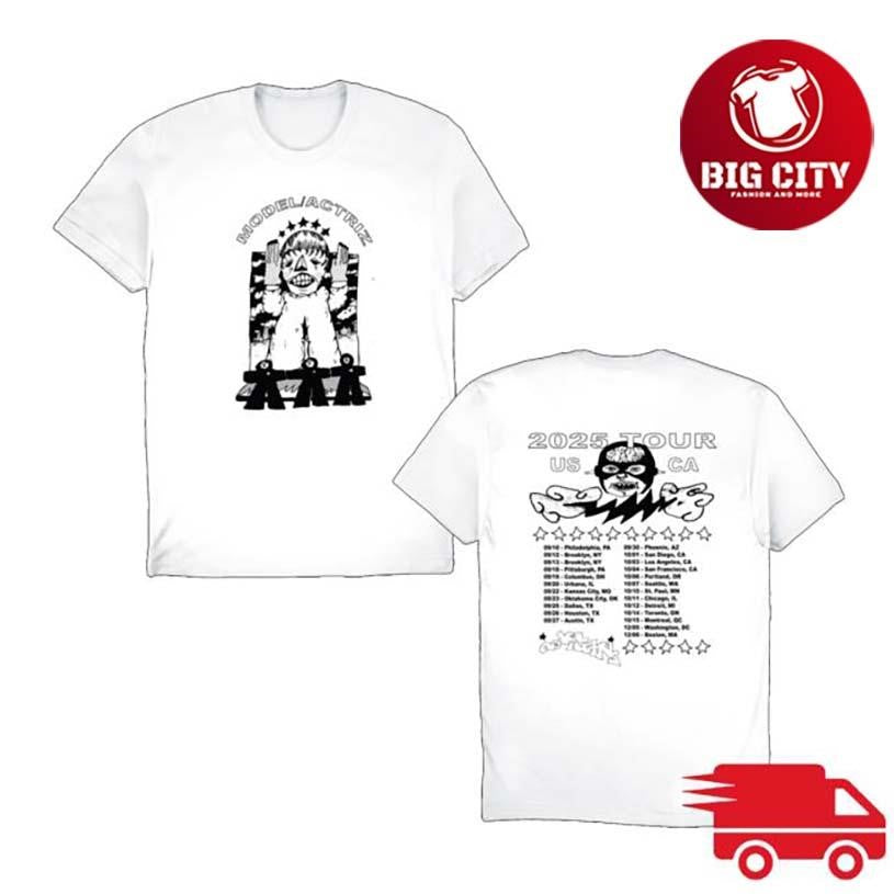 Model Actriz Fall 2025 Tour Two Sided Shirt Unisex T-shirt, Sweatshirt, Hoodie, Long Sleeve Tee - T-Shirt, Sweatshirt, Hoodie