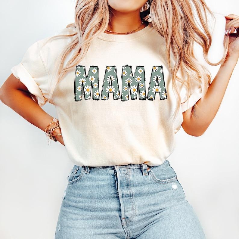 Mommy Mama Comfort Colors Shirt Mama Daisy Shirt Retro Boho & #225 WID T-Shirts, Hoodie, Sweatshirt - T-Shirt, Sweatshirt, Hoodie