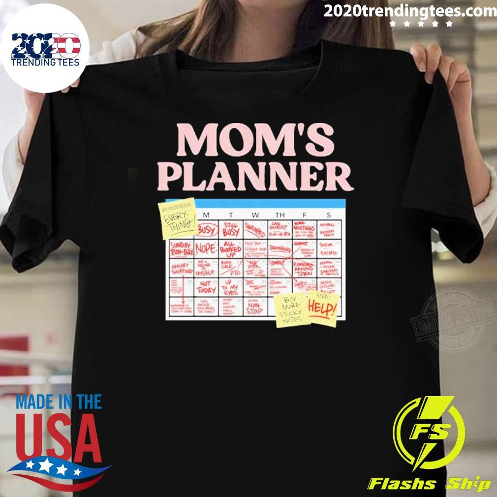 Moms Planner Shirt Unisex T-shirt, Sweatshirt, Hoodie, Long Sleeve Tee - T-Shirt, Sweatshirt, Hoodie