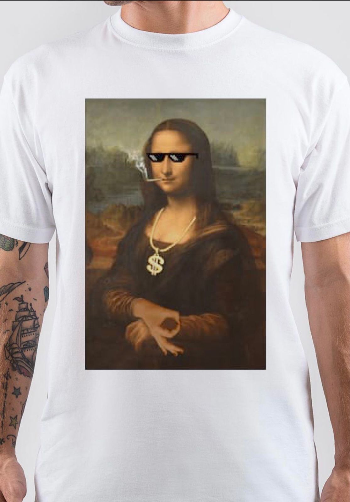 Mona Lisa Style002 T-Shirts, Hoodie, Sweatshirt - T-Shirt, Sweatshirt, Hoodie