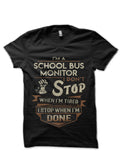Monitor School Bus Monitor Factors School Bus Daily Item Black T-Shirts, Hoodie, Sweatshirt - T-Shirt, Sweatshirt, Hoodie