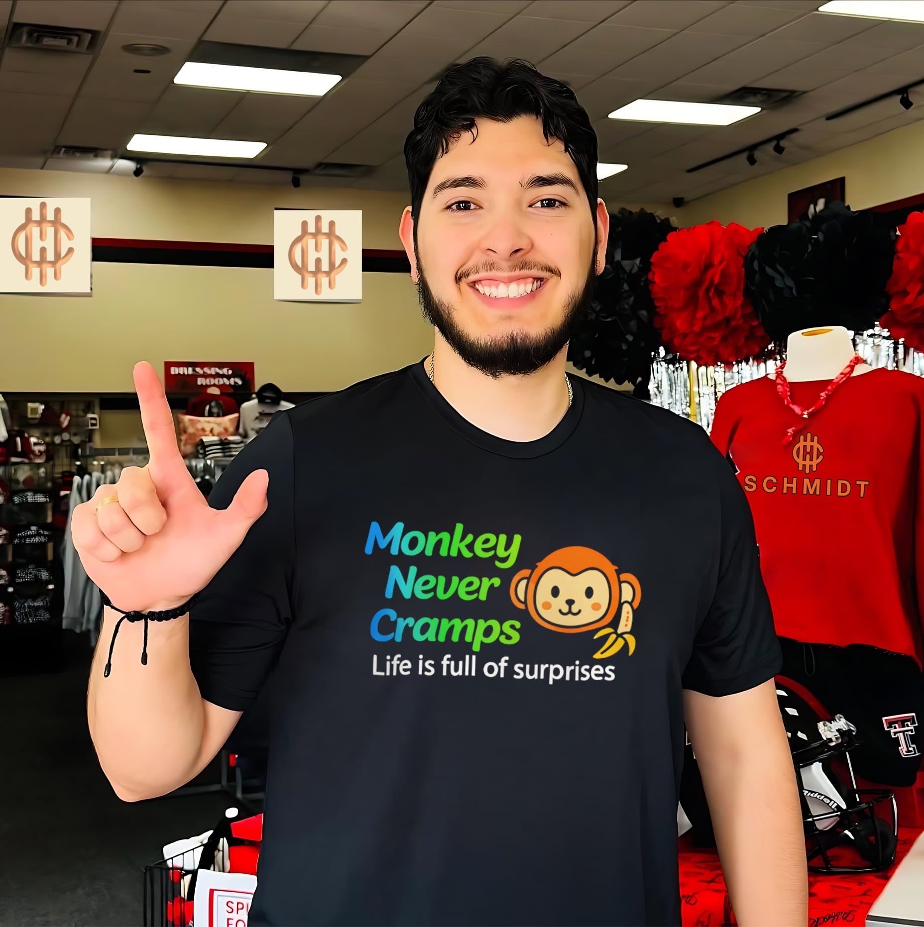 Monkey Never Cramps Munenori Kawasaki life is full of surprises shirt Unisex T-shirt, Sweatshirt, Hoodie, Long Sleeve Tee - T-Shirt, Sweatshirt, Hoodie