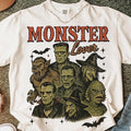 Monster Lover Shirt Halloween Horror Retro Spooky Costume Creepy Monsters Fall Trend Top T-Shirts, Hoodie, Sweatshirt - T-Shirt, Sweatshirt, Hoodie
