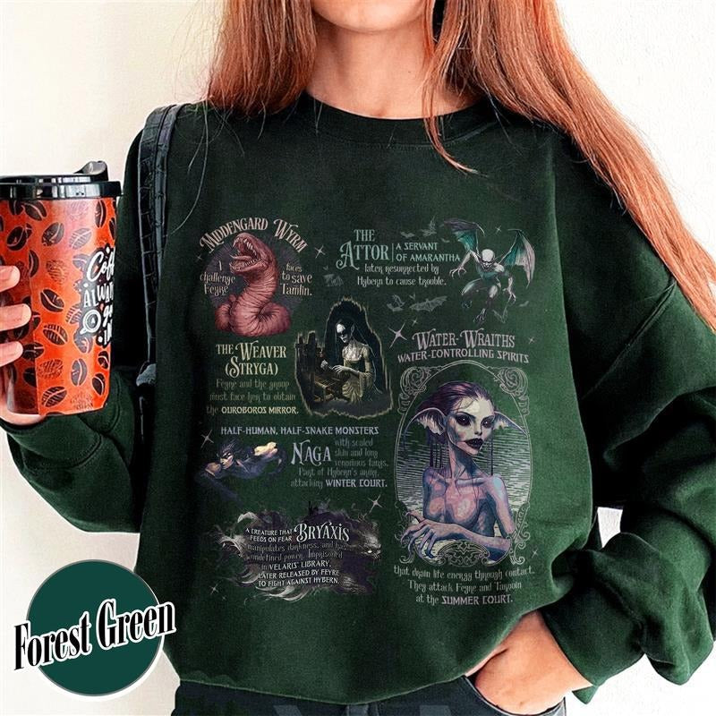 Monsters Acotar ACOTAR Monsters Velaris Night Court Bat Acotar Fan Fantasy Reader T-Shirts, Hoodie, Sweatshirt - T-Shirt, Sweatshirt, Hoodie