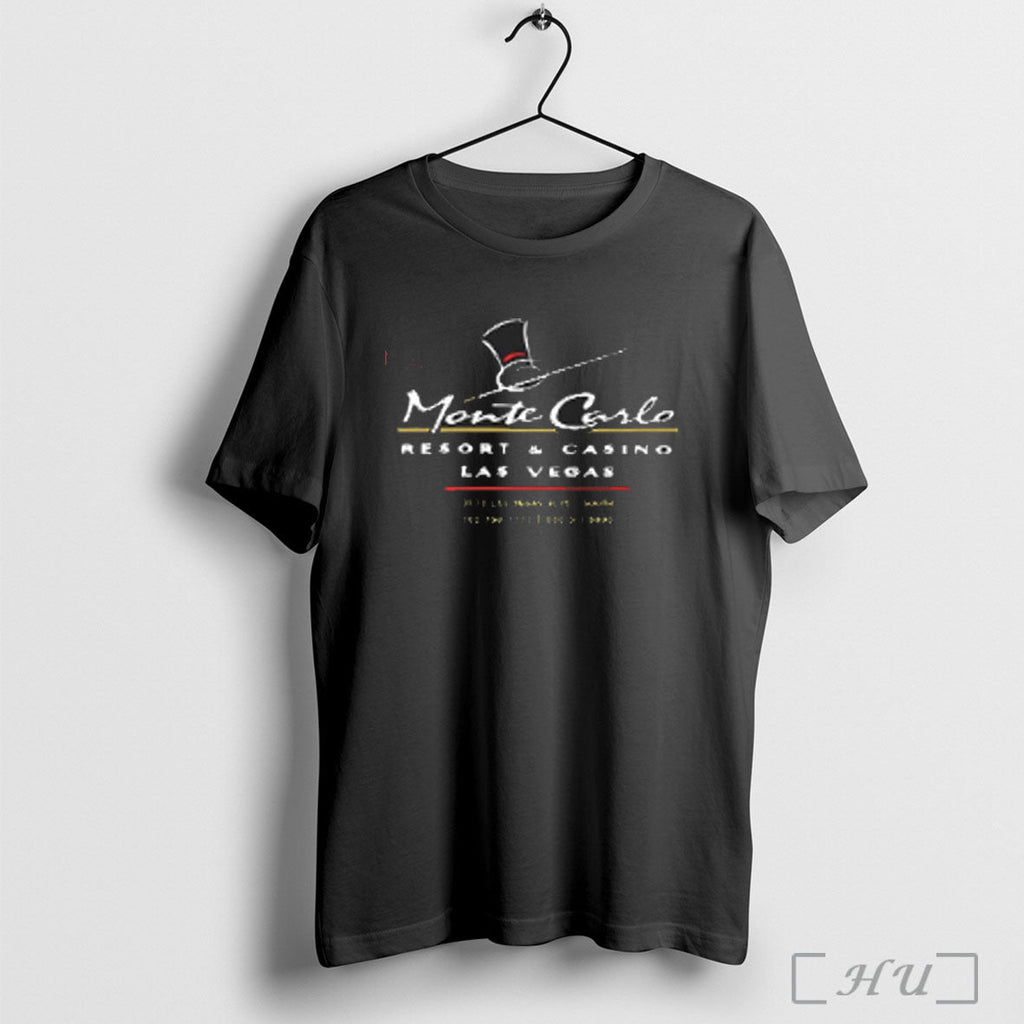 Monte Carlo Las Vegas Vintage T Shirt Unisex T-shirt, Sweatshirt, Hoodie, Long Sleeve Tee - T-Shirt, Sweatshirt, Hoodie