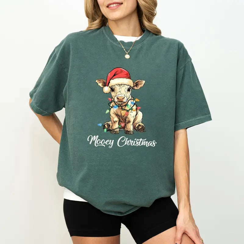 Mooey Comfort Colors Shirt Cow Farm Unhinged Cow Lovers T-Shirts, Hoodie, Sweatshirt - T-Shirt, Sweatshirt, Hoodie